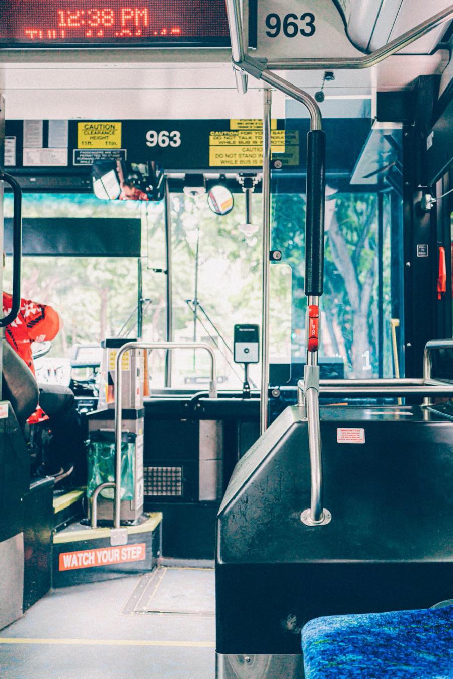 the bus