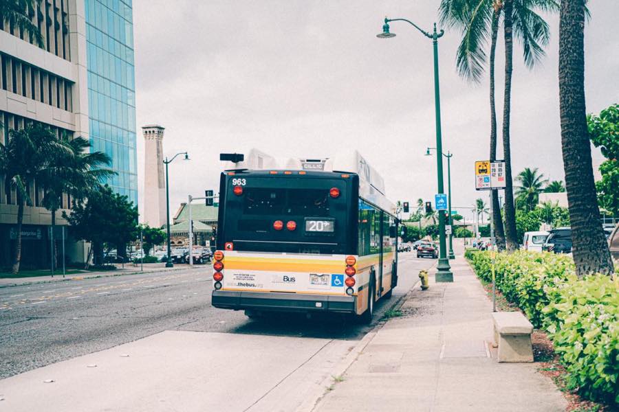the bus